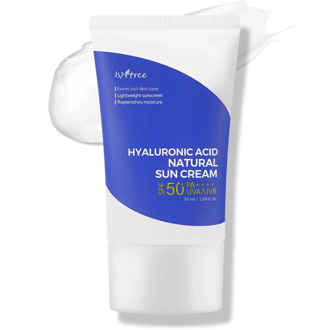 Солнцезащитный крем Natural Sun Cream с гиалуроновой кислотой SPF 50 PA++++ от IsNtree Isntree