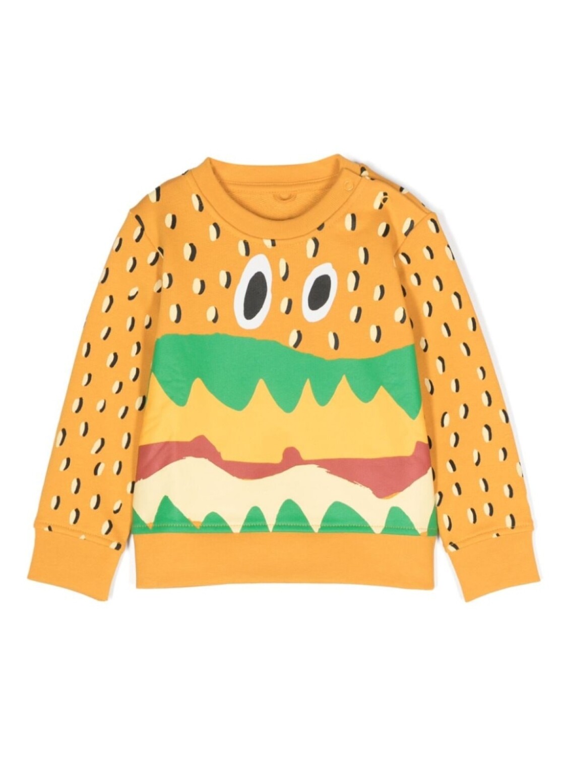 

Stella McCartney Kids джемпер с графичным принтом, оранжевый