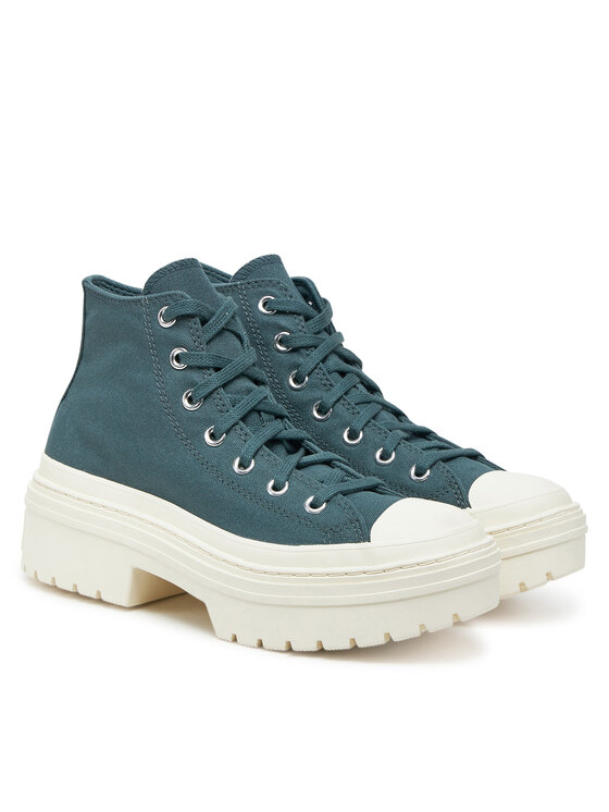 Тканевые кроссовки Chuck Taylor All Star Lugged Heel Platform A10619C Converse, синий — фото 2