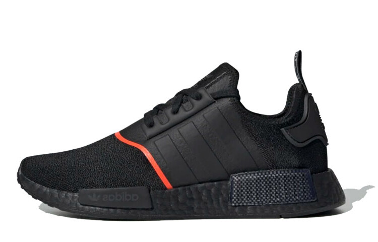 

Кроссовки Adidas Originals Nmd R1 Core Black Solar Red Line, Серый, Кроссовки Adidas Originals Nmd R1 Core Black Solar Red Line