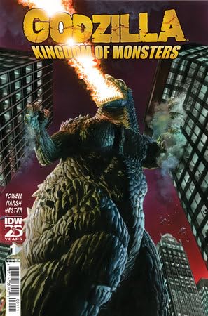

Godzilla 70th Anniversary Foil Classics Godzilla Kingdom of Monsters #1 CVR A Ross (IDW)