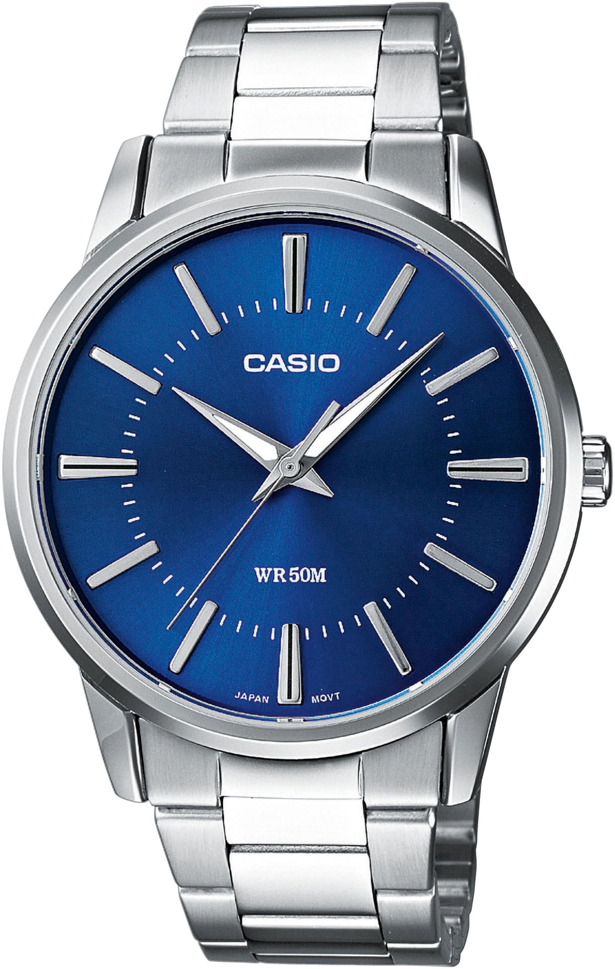 

CASIO Серебряные аналоговые часы
