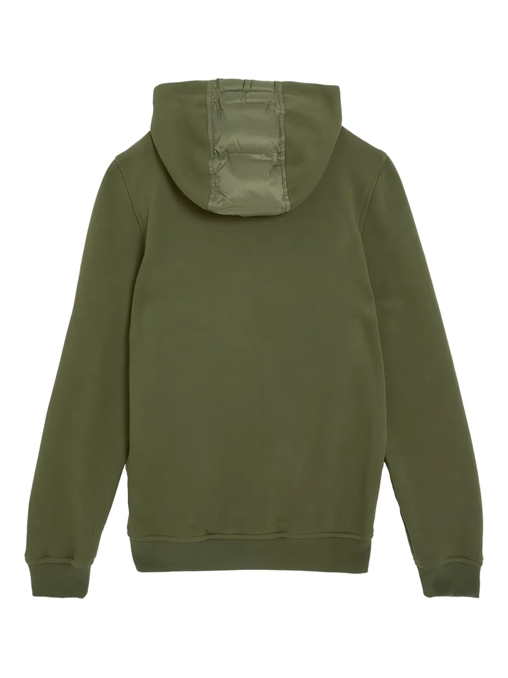 Стеганое гибридное худи Lyle & Scott Kids, зеленый — фото 2