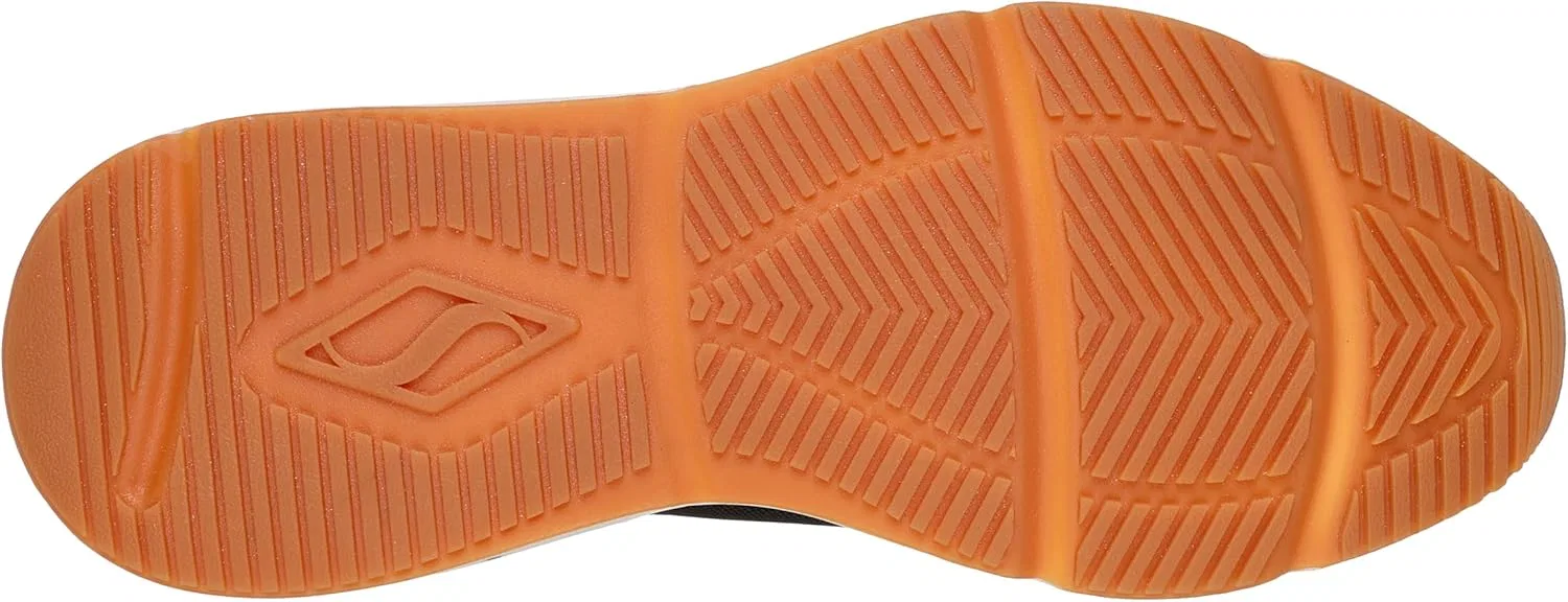 Мужские низкие кроссовки Skechers Tres-Air Uno Necessairy Slip-Ins черного цвета (BLK) — фото 3