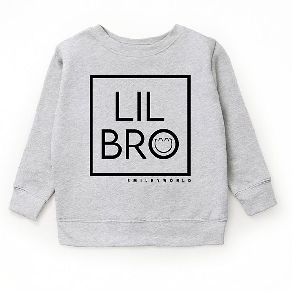 

Свитшот Smileyworld lil bro square youth The Juniper Shop, Heather Grey