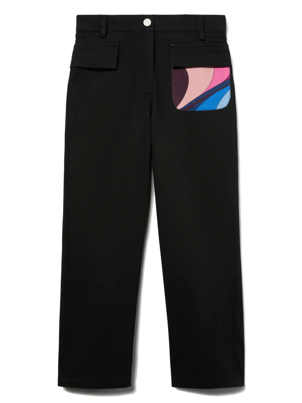 

Прямые брюки PUCCI Junior, черный