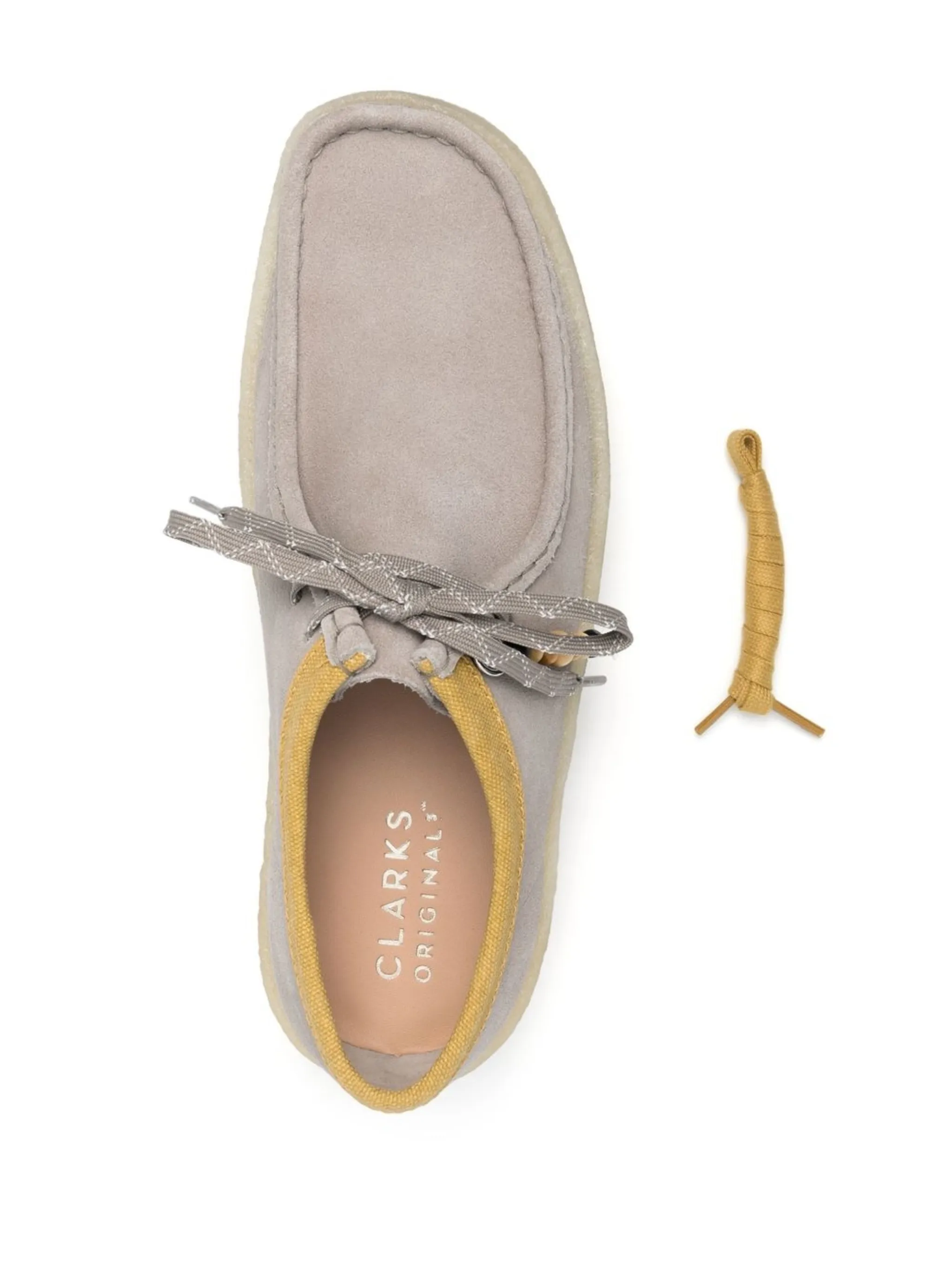 Дерби на шнуровке Clarks Originals, серый — фото 4