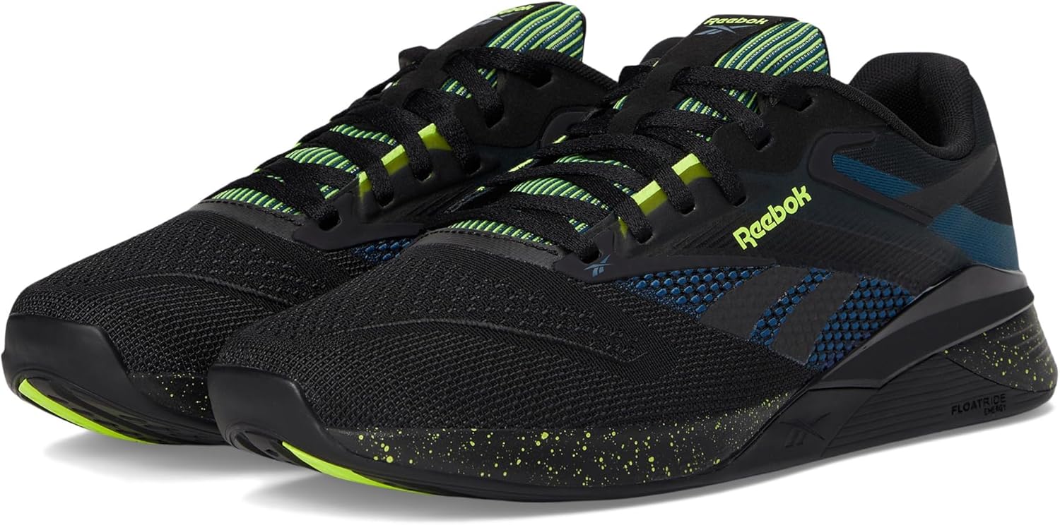 

Мужские кроссовки Reebok Nano X4, для кросс-тренинга и занятий в спортзале, черный/синий