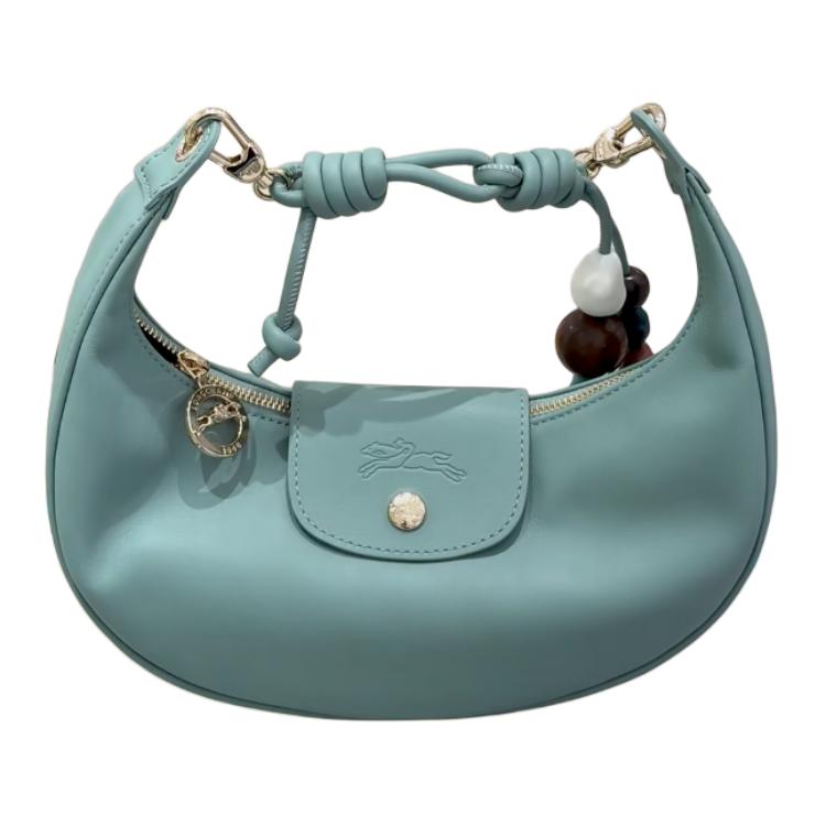 

Сумка Le Pliage Xtra Cow Leather One Shoulder Medium для женщин, цвет Celadon LONGCHAMP, basic set (bag+dust bag)