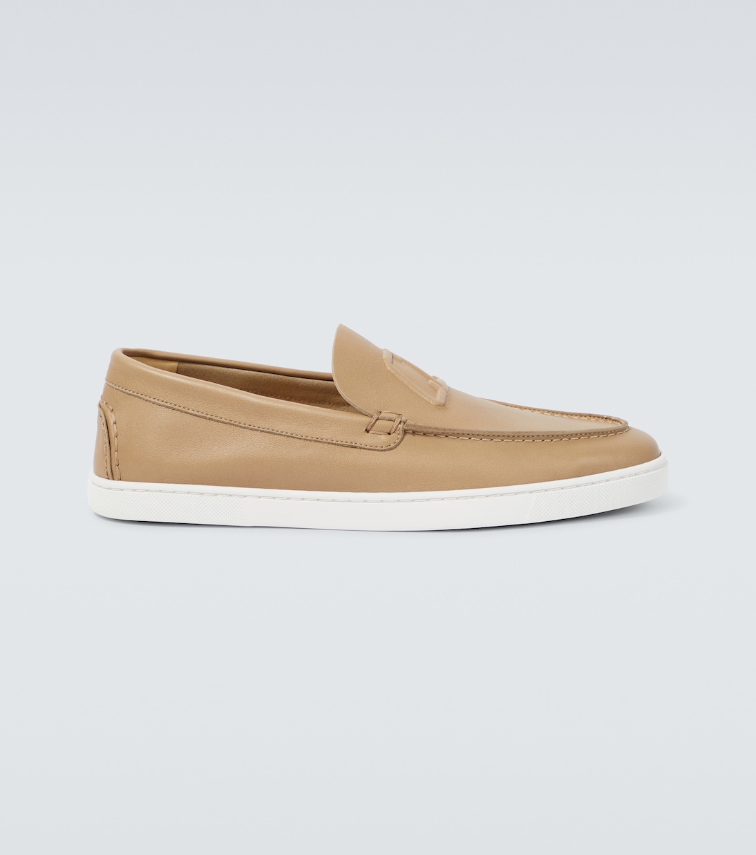 

Лоферы Varsiboat из кожи Christian Louboutin, Saharienne