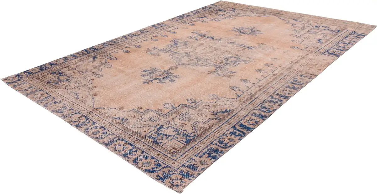 

Ковер Arte Espina "Vintage 8406", прямоугольный, короткий ворс в винтажном дизайне, для гостиной 140х200 см, синий