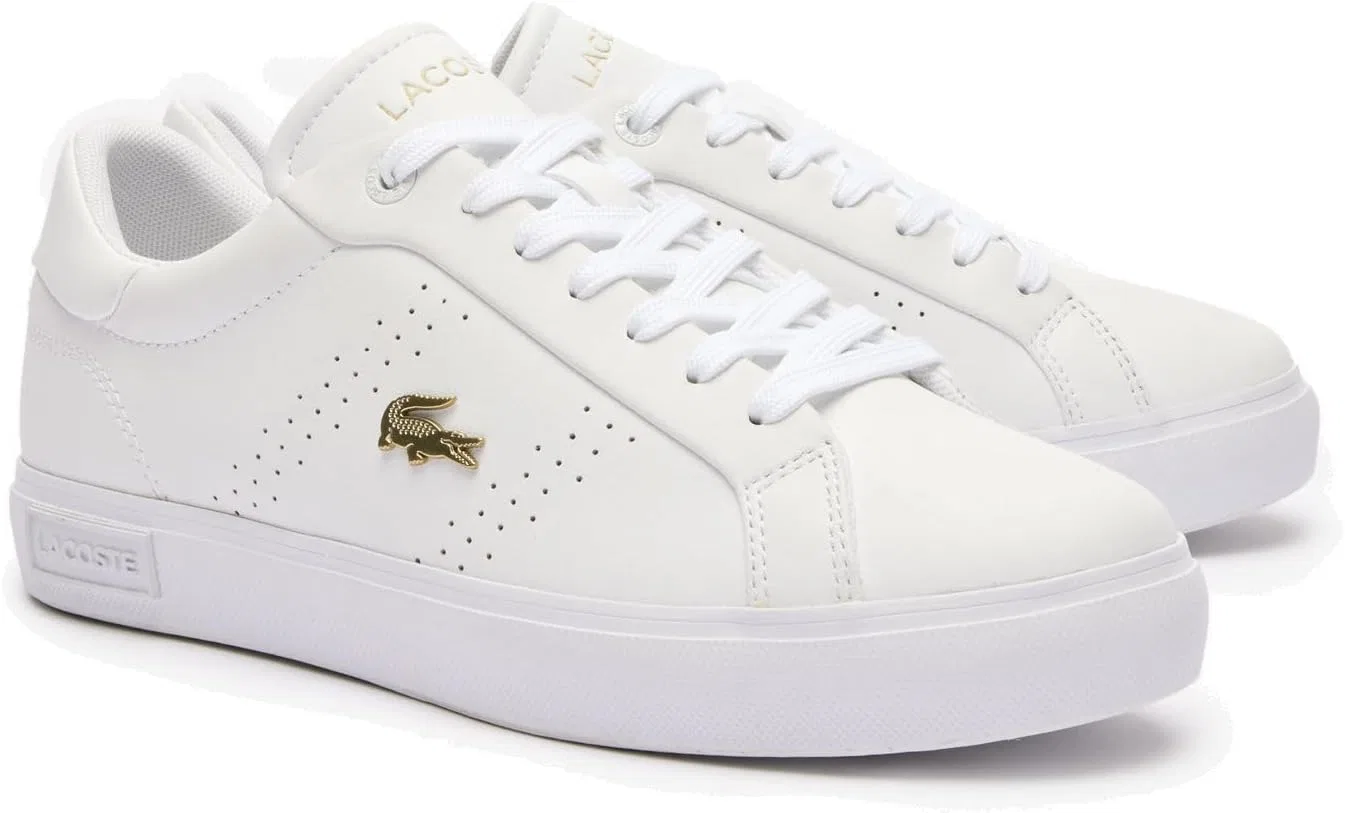 Женские кроссовки Lacoste Powercourt 2.0, Wht Gld 216 — фото 2