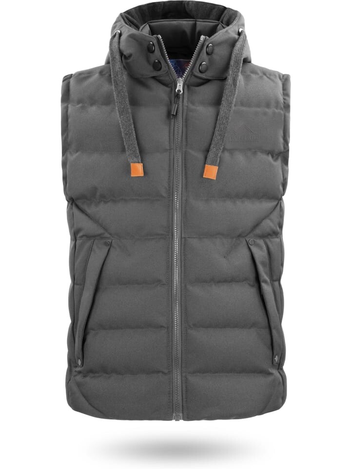 

Функциональный жилет Normani Outdoor Sports Herren Winter-Steppweste Yuquot, антрацит, Черный, Функциональный жилет Normani Outdoor Sports Herren Winter-Steppweste Yuquot, антрацит