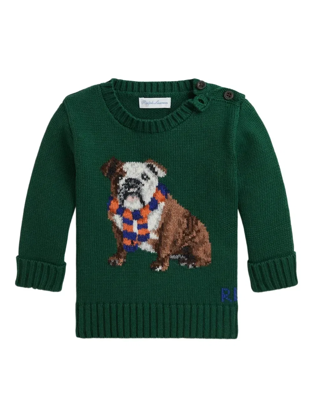 Свитер с узором POLO RALPH LAUREN KIDS, черный
