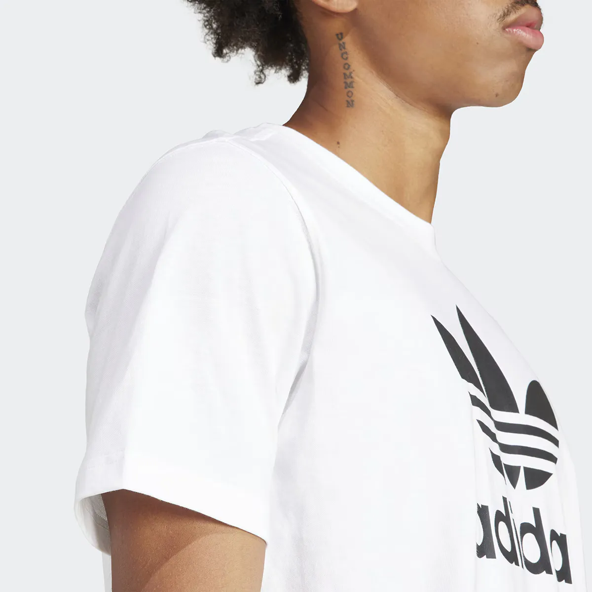 Мужская футболка Adicolor Trefoil aiddas Originals adidas, белый — фото 3