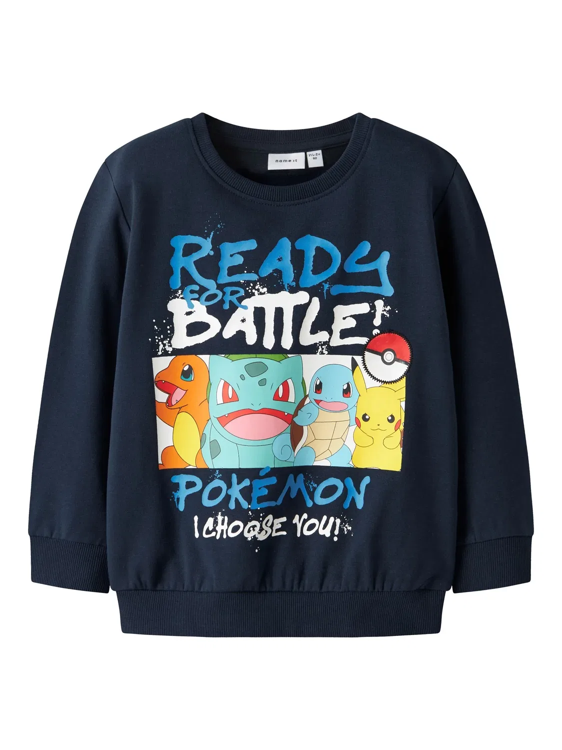 Свитшот с принтом Pokémon, Name it, navy blazer