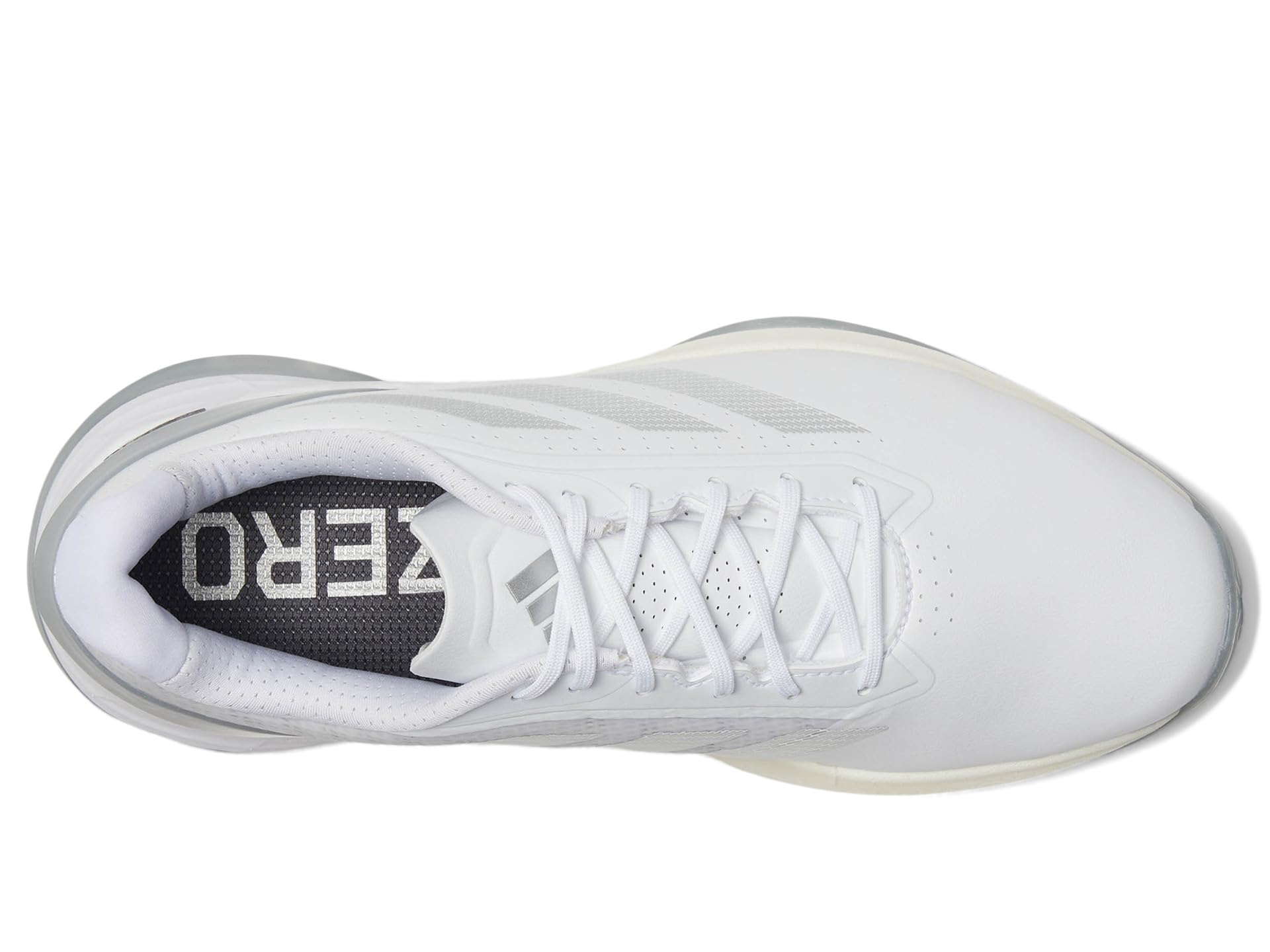 Кроссовки adidas Golf Adizero ZG Spikeless Golf Shoes, цвет Footwear White/Silver Metallic/Grey Two — фото 2