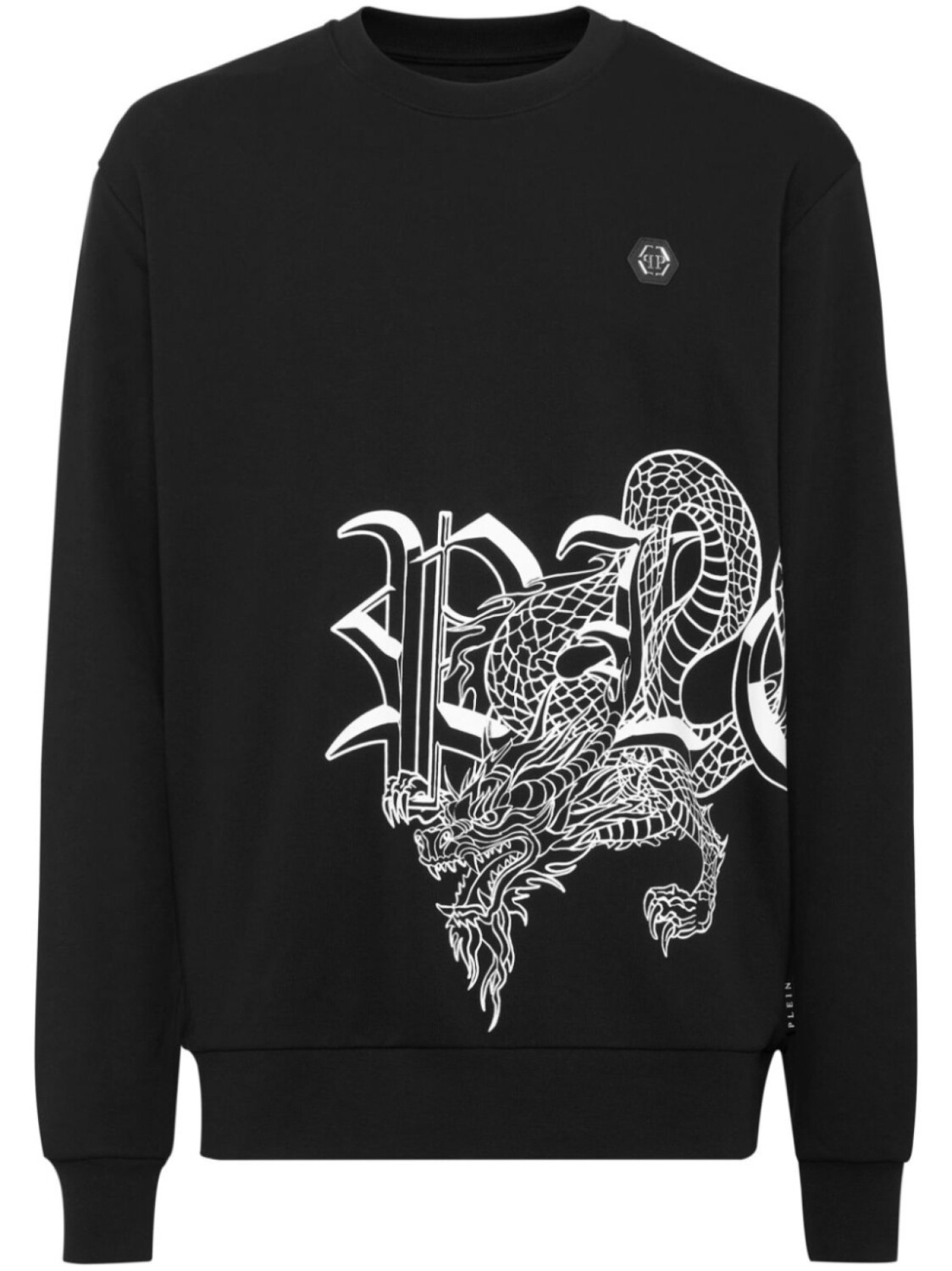 

Philipp Plein толстовка с драконом, черный