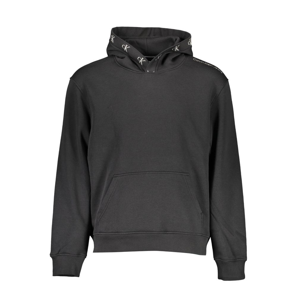 

Черный хлопковый мужской свитер Calvin Klein