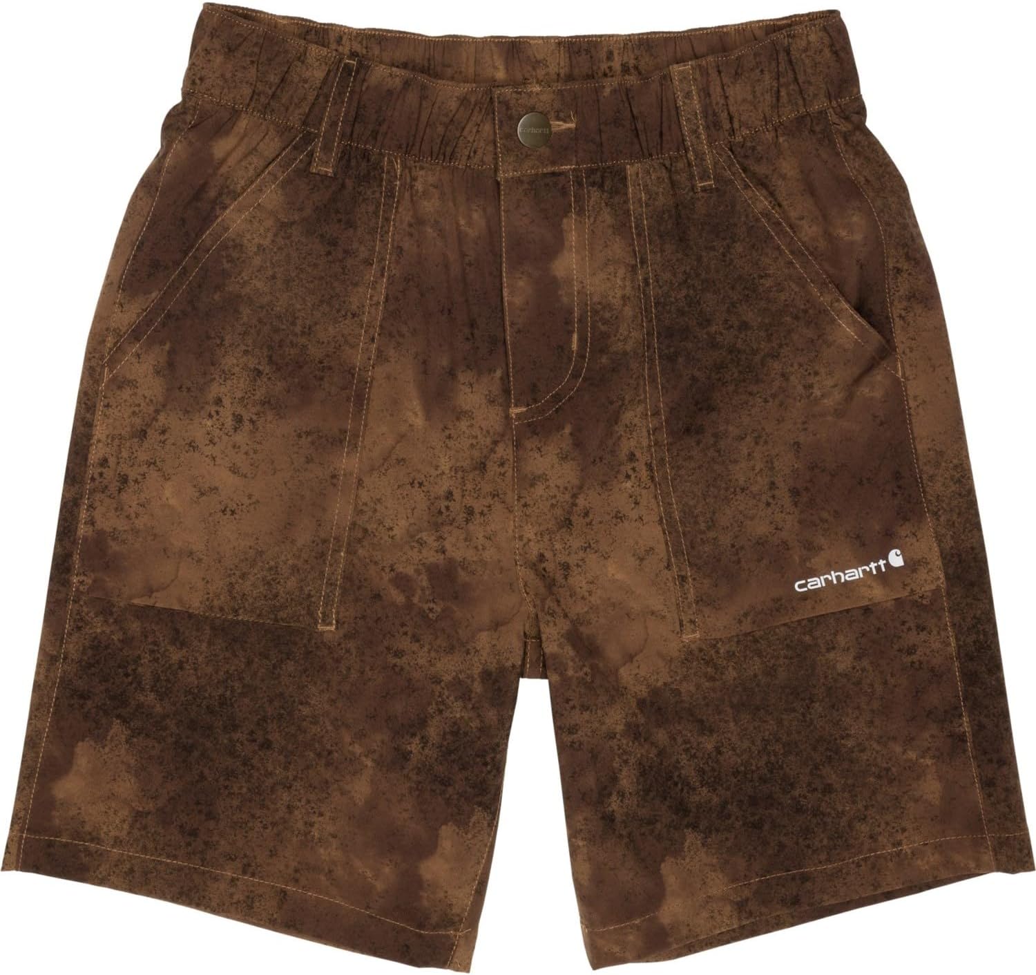 

Carhartt CH8336 мальчиковские шорты Rugged Flex | камуфляж Cloud Brown | детские, Brown Camo