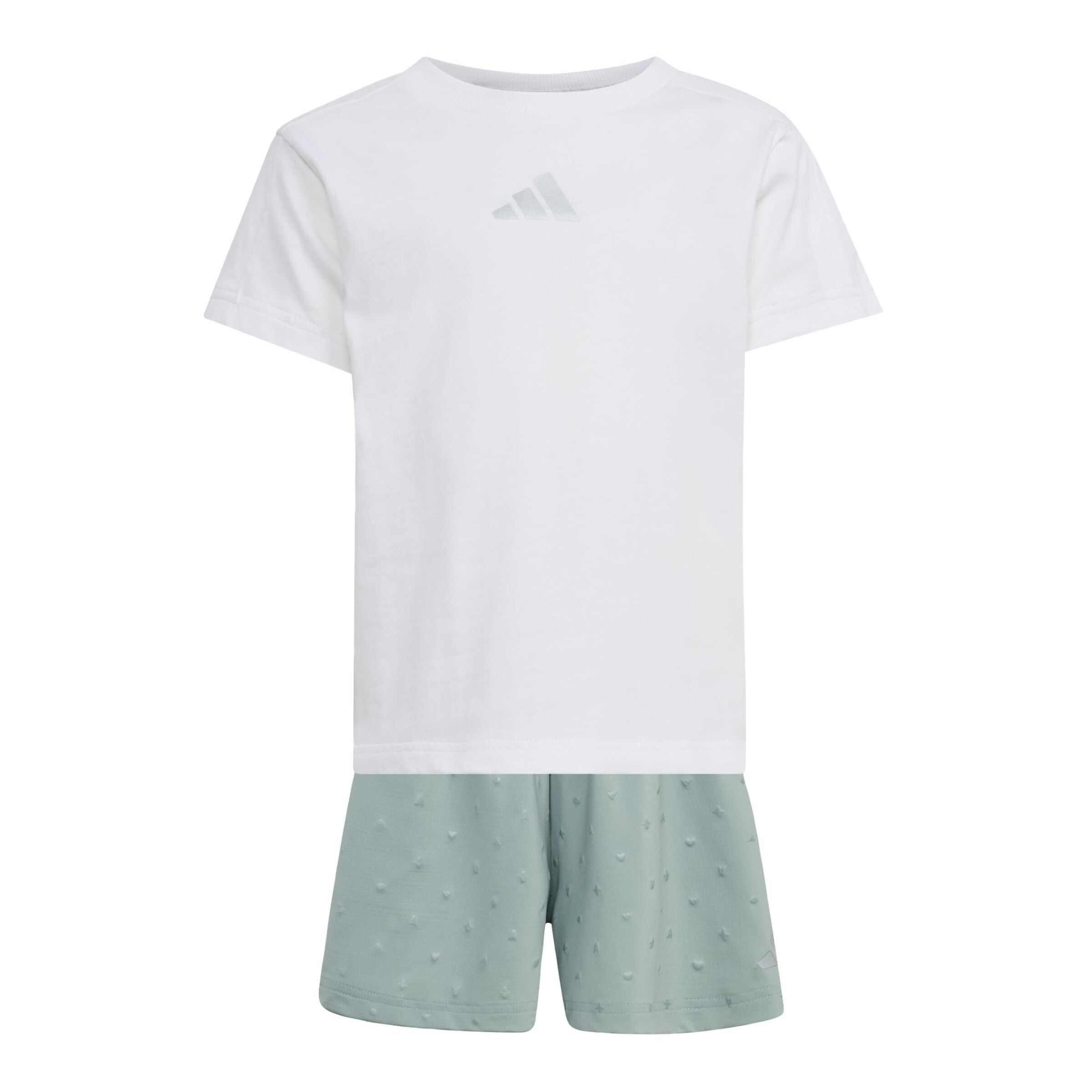 Adidas Sportswear Спортивный костюм 'Seasonals' в пастельно-зеленом и белом цветах — фото 2