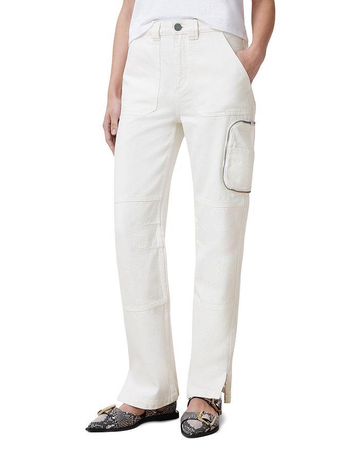 

Флоренс Высокие Карго Джинсы в цвете Off White ALLSAINTS, слоновая кость/кремовый
