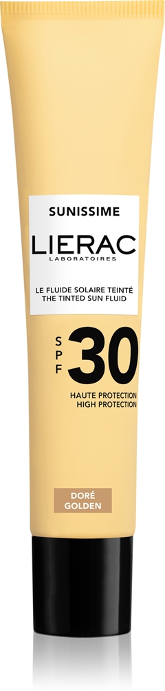 

Sunissime тонированный солнцезащитный флюид SPF30 легкая текстура флюида с оттенком SPF 30 Lierac, 40 мл