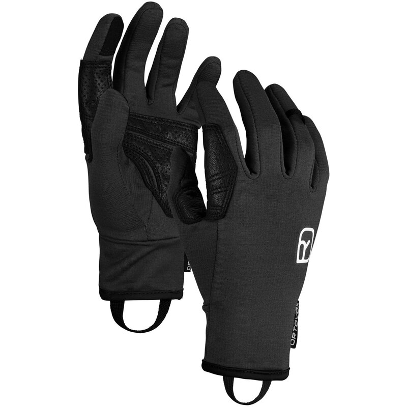 

Перчатки флисовые легкие перчатки Ortovox, черный