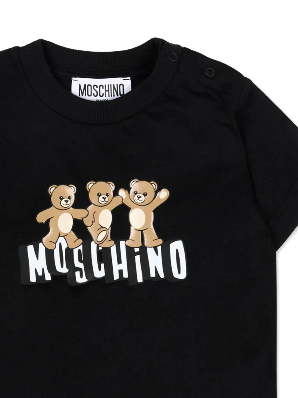 Спортивный комплект с мишкой Moschino Kids, черный — фото 3