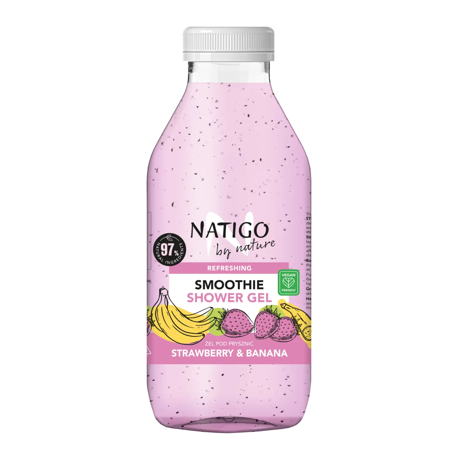 

Смузи для душа Natigo By Nature Strawberry&Banana, 400 мл