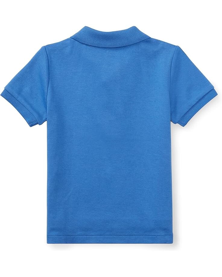 Поло Polo Ralph Lauren Kids Cotton Interlock Polo Shirt, цвет Scottsdale Blue — фото 2
