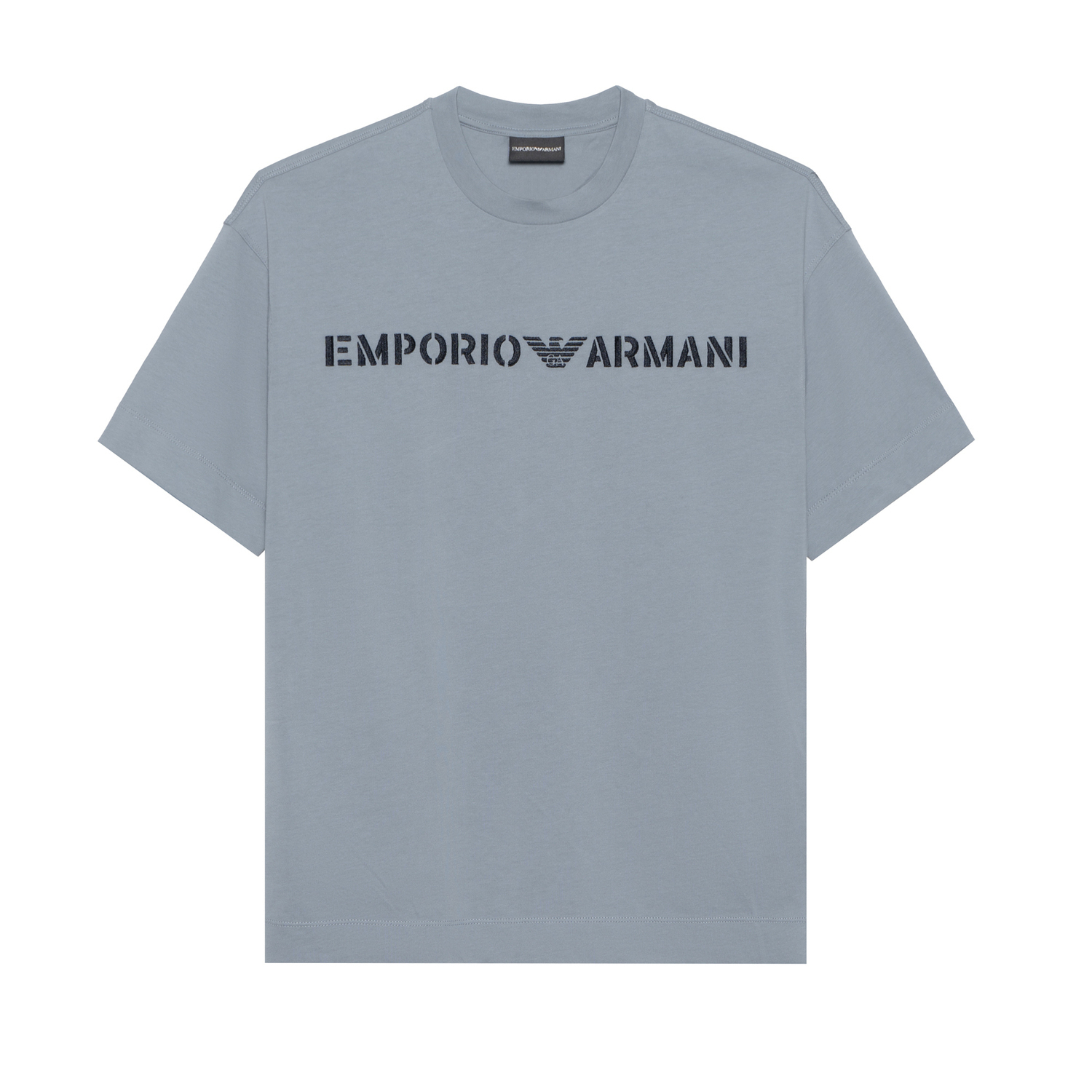 Футболка SS23 мужская светло-голубая EMPORIO ARMANI — фото 2