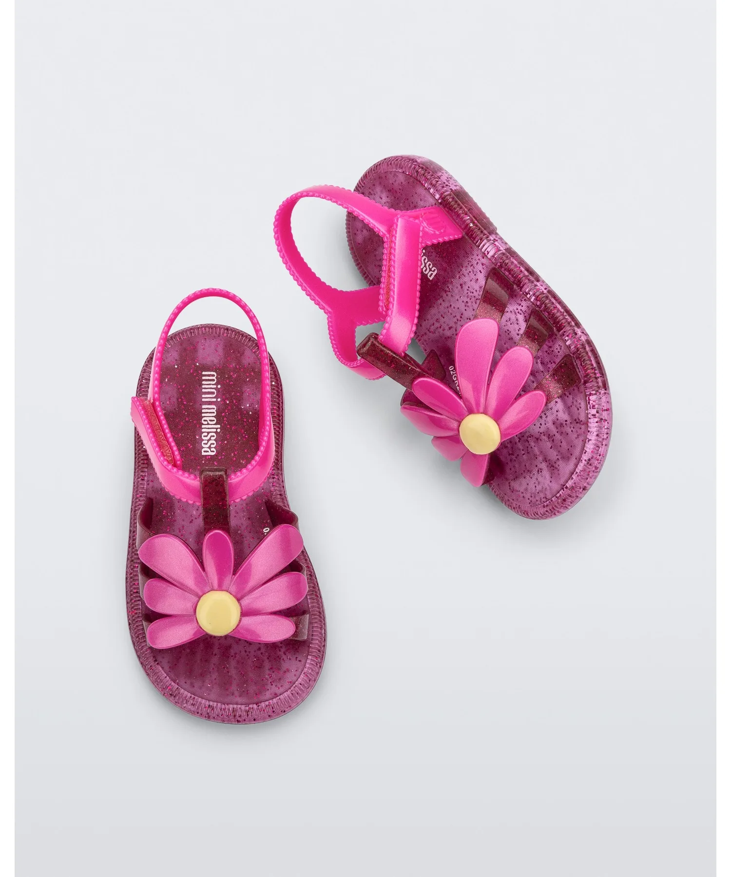 Детские сандалии Melissa Hip Bloomy с цветочным принтом розовые