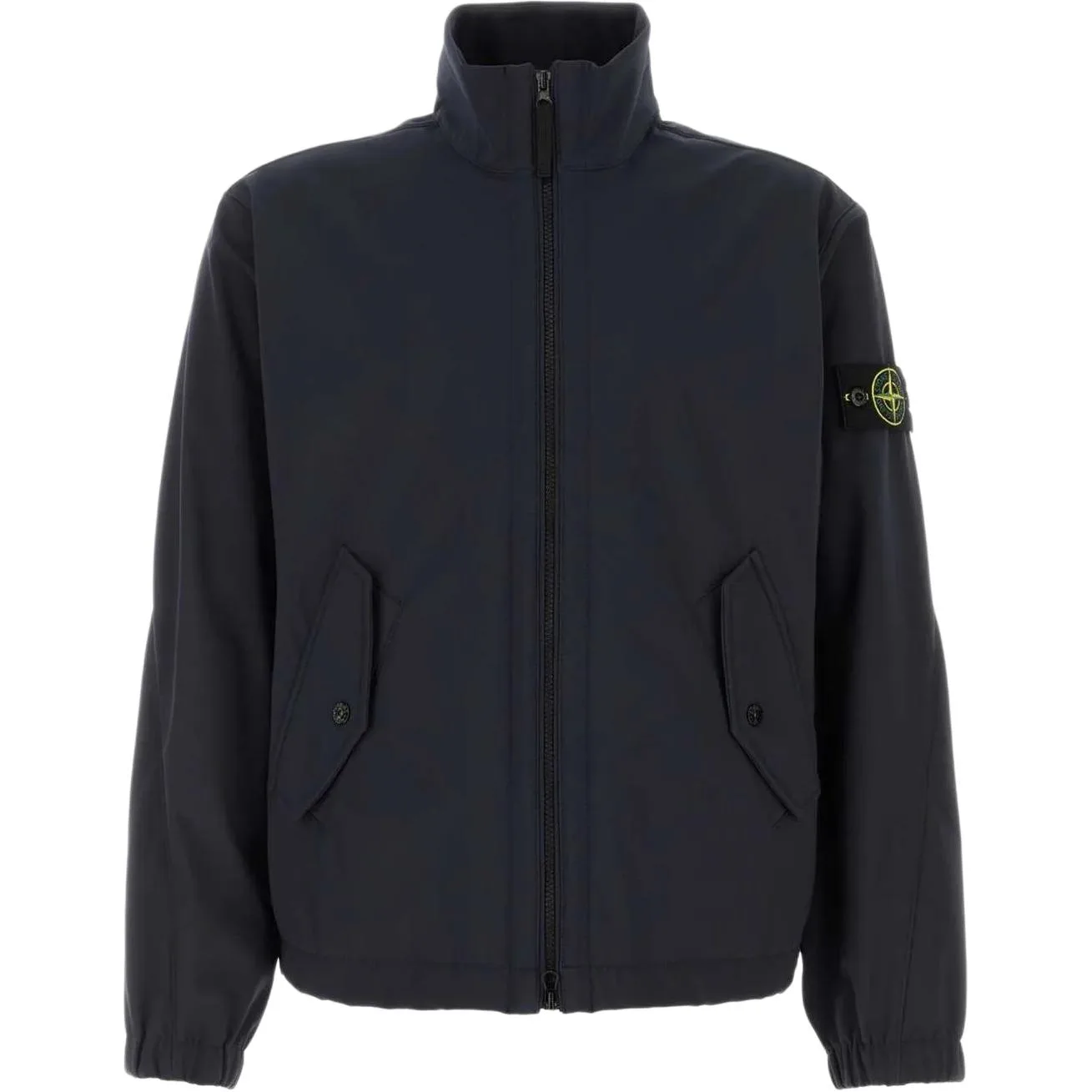 Куртка с высоким воротником STONE ISLAND, морской синий