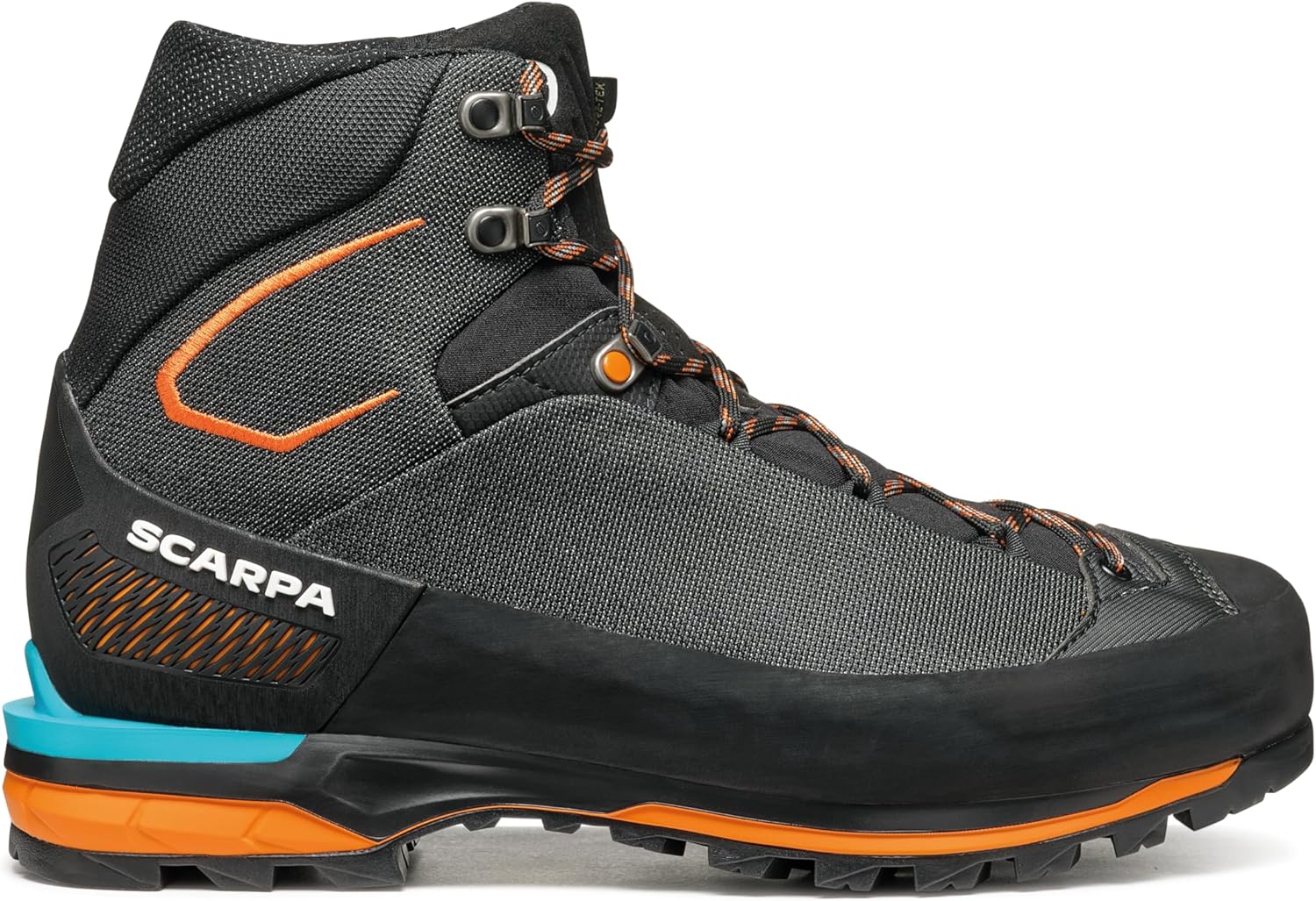 Мужские ботинки SCARPA Zodiac Tech LT GTX водонепроницаемые с Gore-Tex для походов, треккинга и альпинизма, Anthracite/Tonic — фото 3