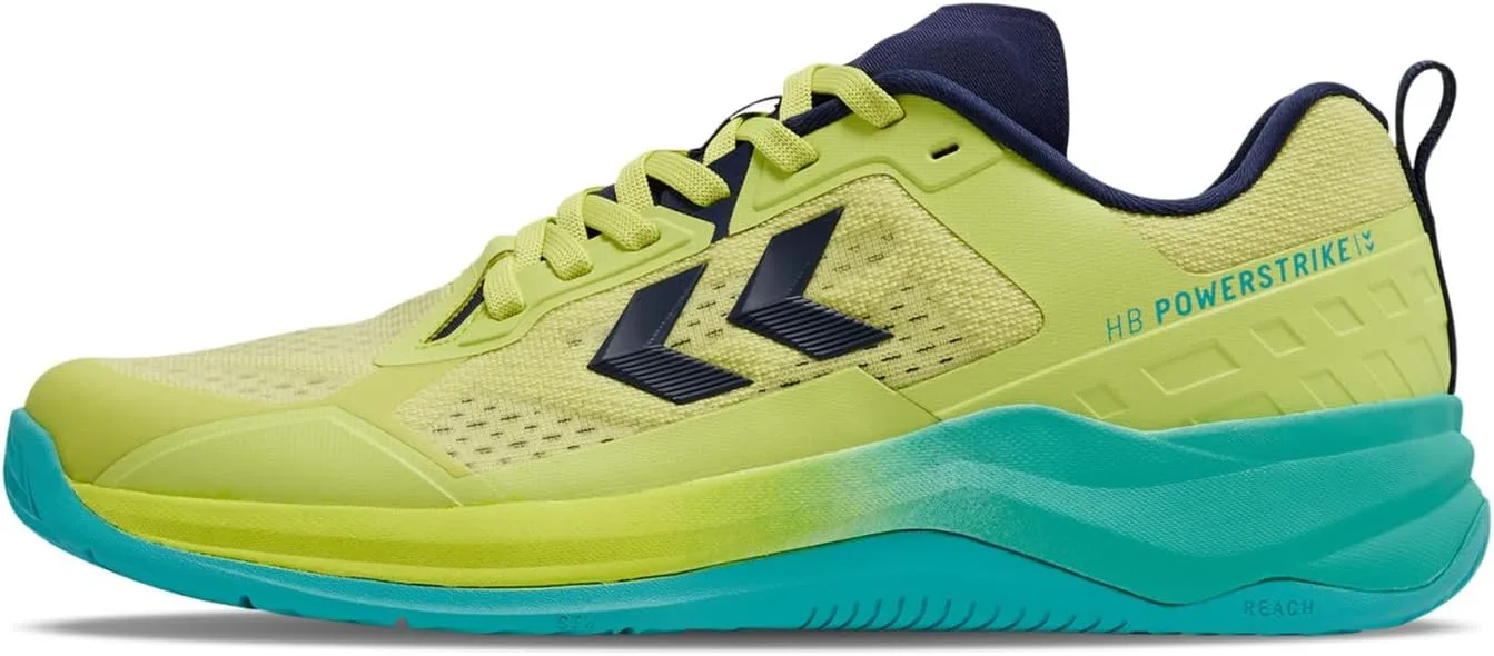 Кроссовки для гандбола Hummel Hb Powerstrike для взрослых, зеленый — фото 3