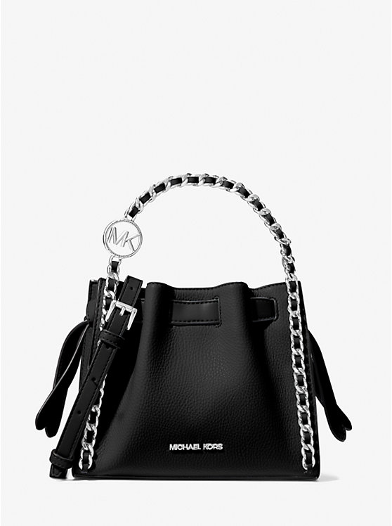

Маленькая сумка-через-боди Mina Michael Kors, черный
