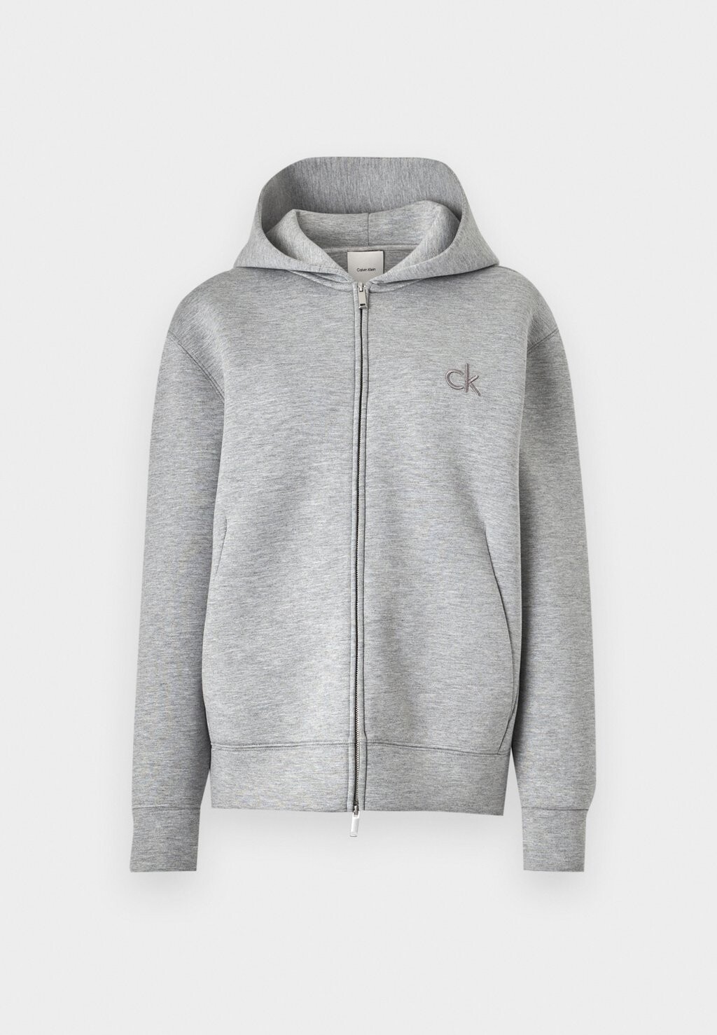 

Толстовка на молнии BONDED ZIP HOODIE Calvin Klein, серый