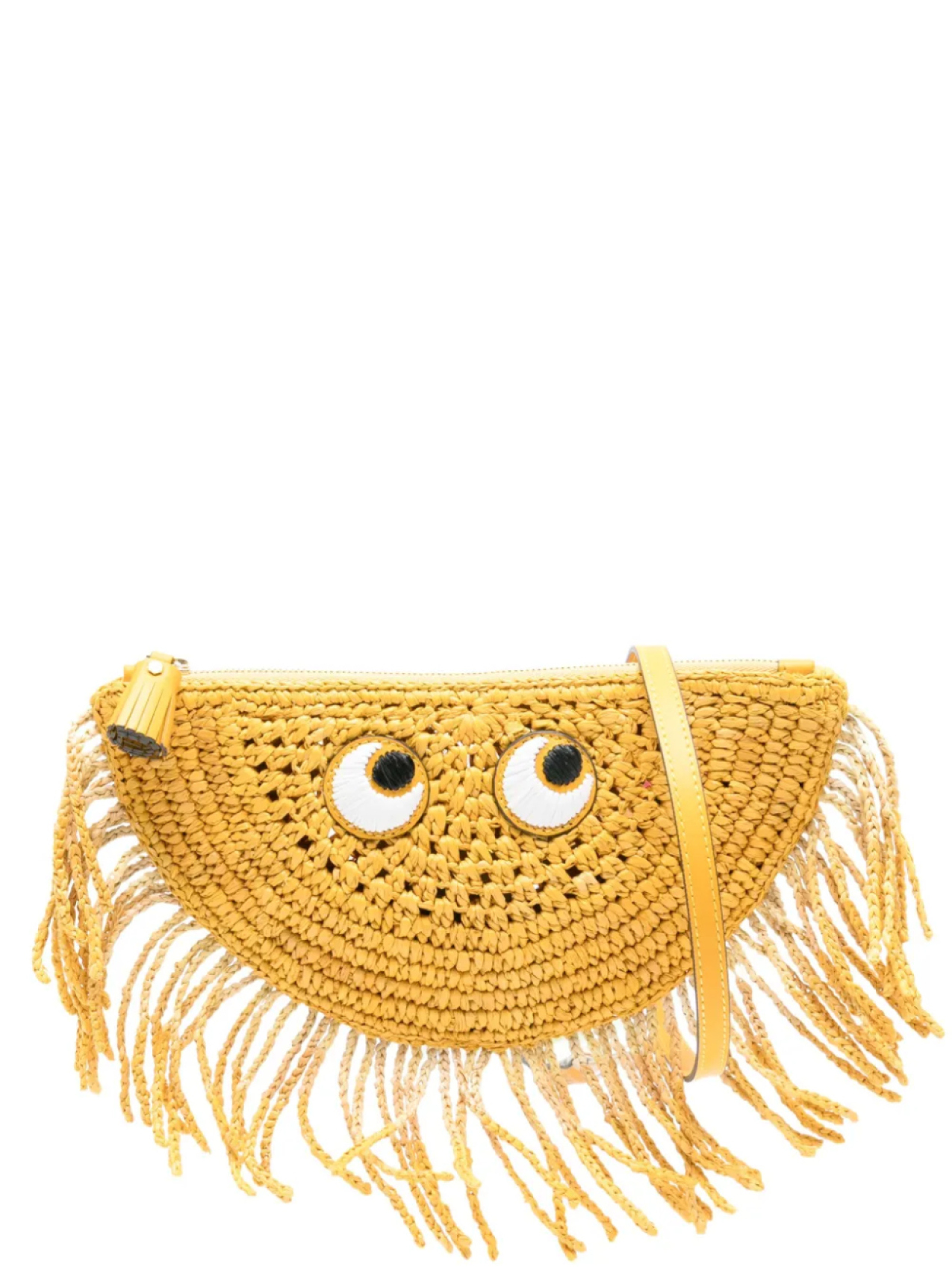 

Сумка-клатч Half Moon Anya Hindmarch, желтый