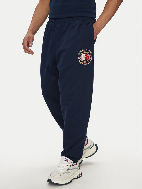 

Спортивные брюки свободного кроя Tommy Jeans, синий