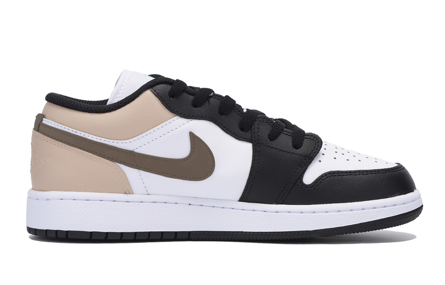 Кроссовки Air Jordan 1 Vintage Basketball Shoes Men Low-top Back/Brown, черный — фото 3