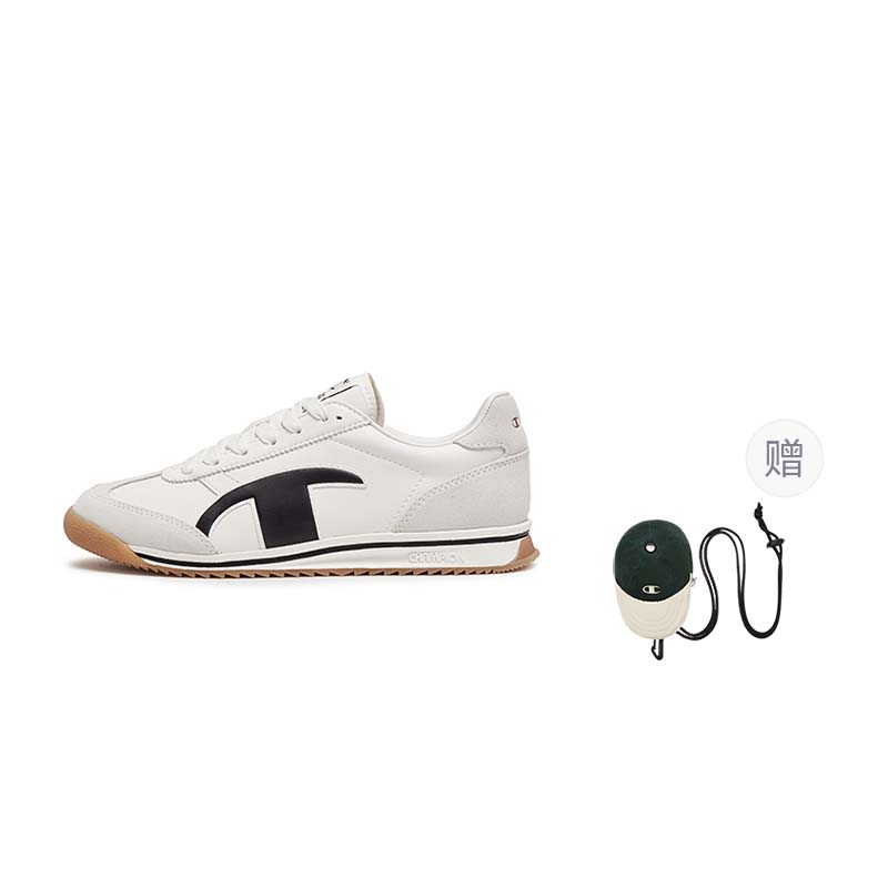 

Champion Легкие прыжковые беговые баланс низкие кеды мужские молочно-белый/черный с миниатюрной шляпной сумкой, цвет Milk White/Black (with Mini Hat Bag)