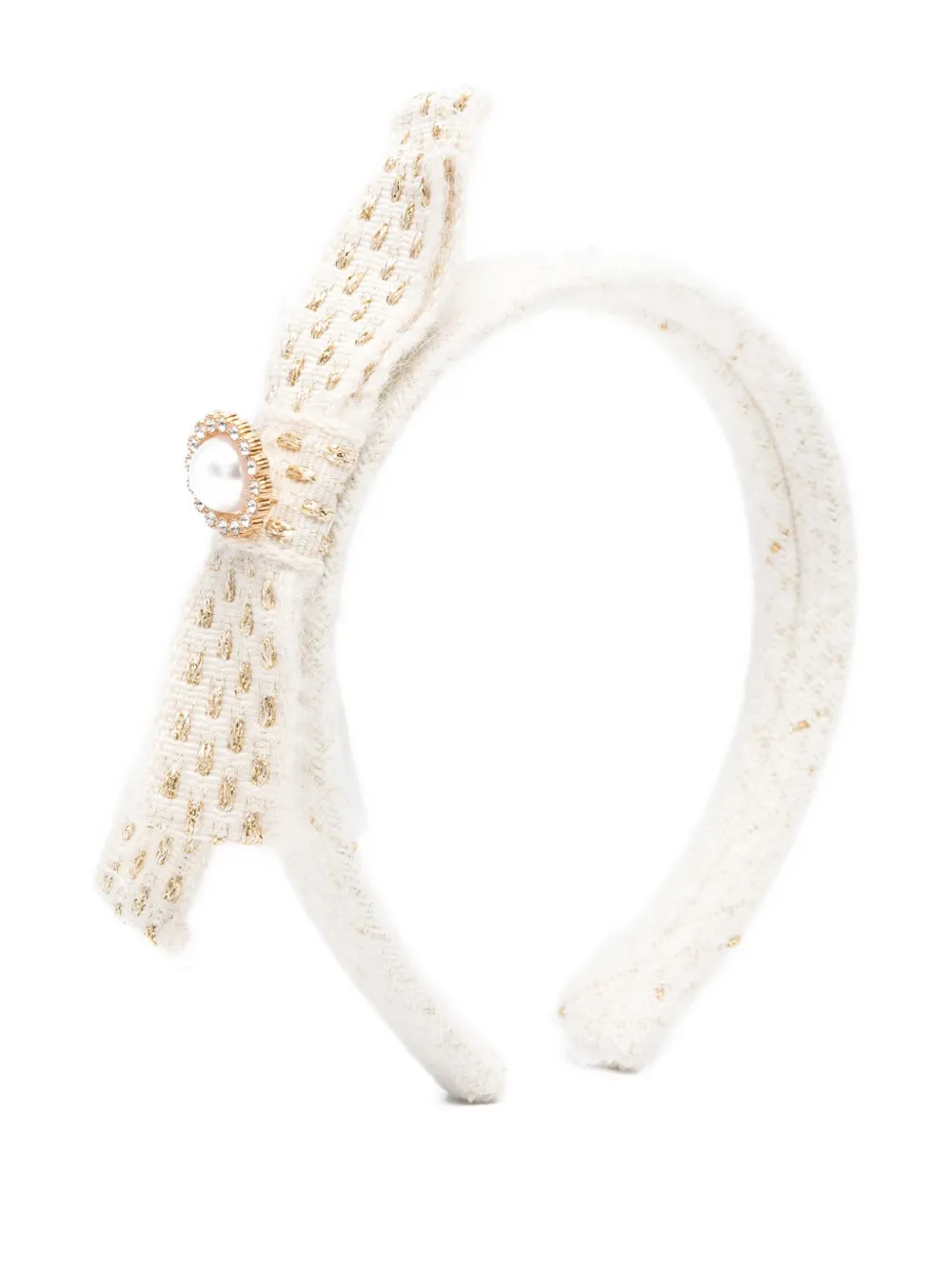 

Ободок с бантом Patachou, белый