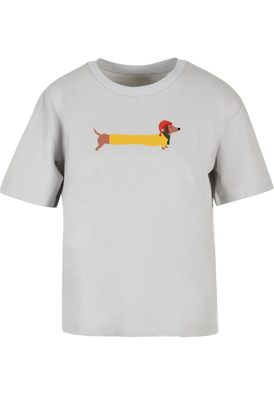 

Футболка Merchcode Shirt Christmas Dog, серый
