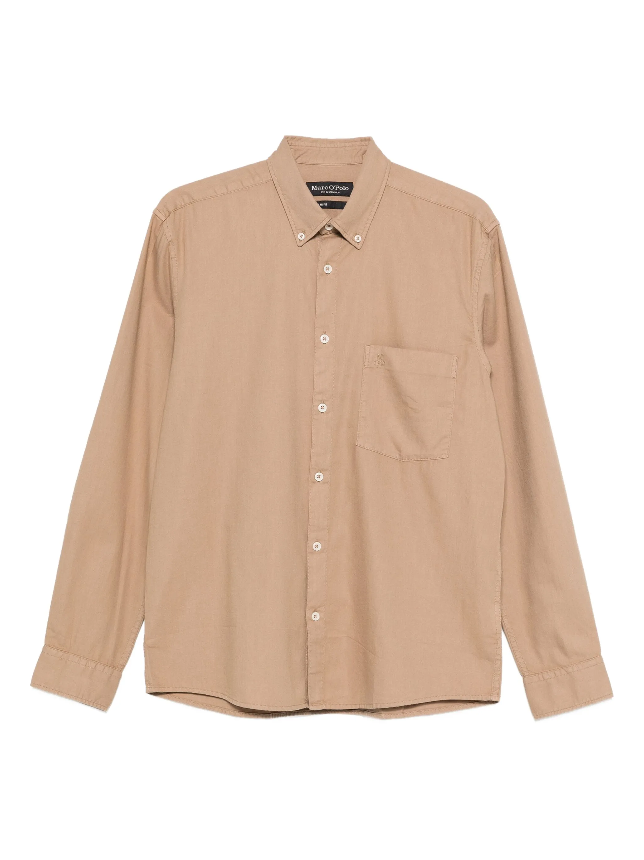 

Рубашка с вышитым логотипом Marc O'Polo, коричневый
