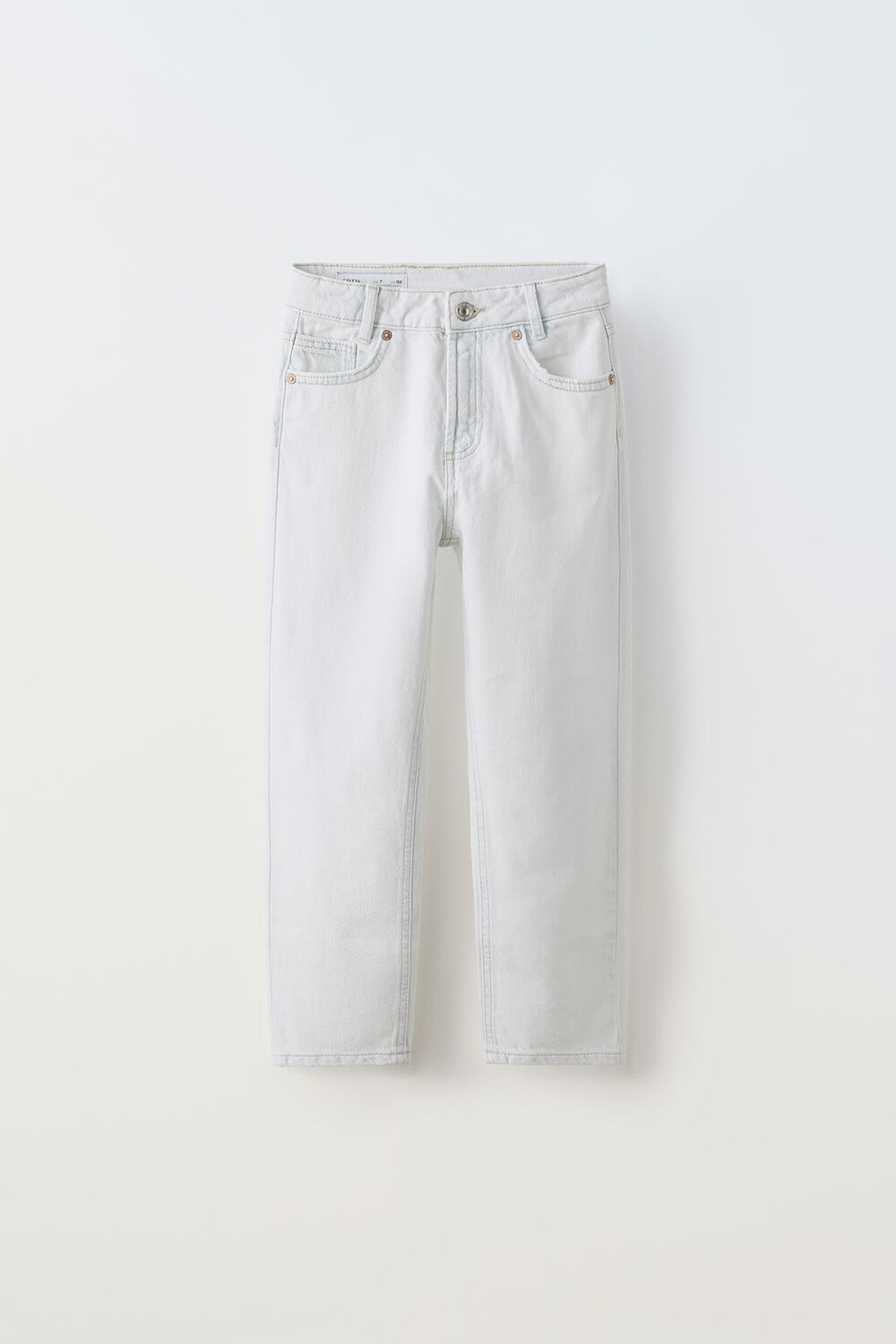 

Джинсы mom fit ZARA, светло-голубой