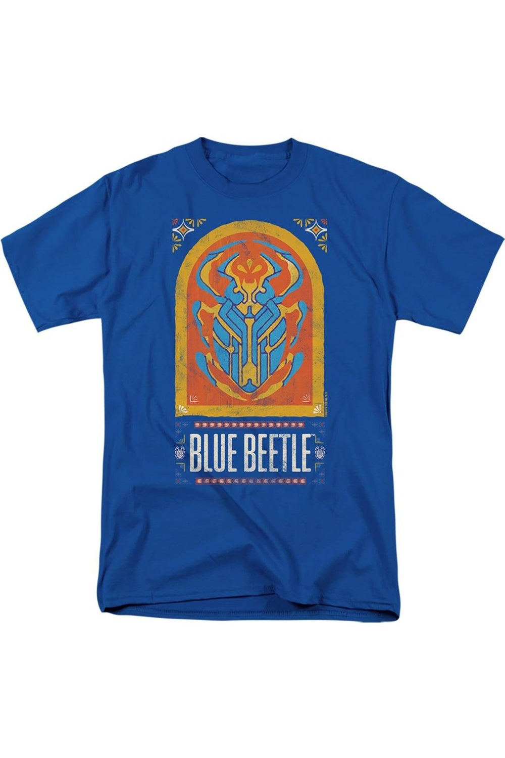 

Футболка с коротким рукавом для взрослых Blue Beetle (2023) Archway Gildan, синий