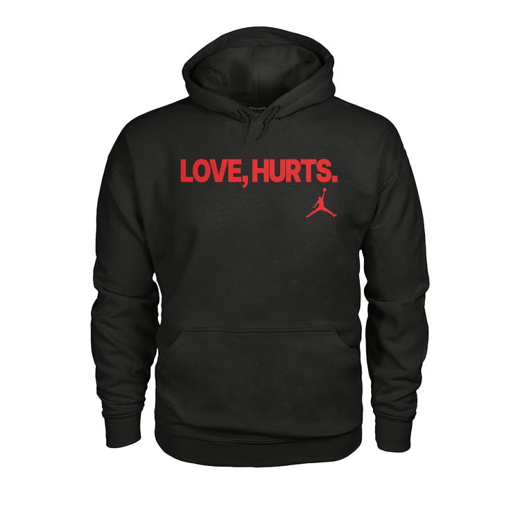 

Худи Air Jordan Jalen Hurts Love Hurts Hoodie 'Black/Red', черный