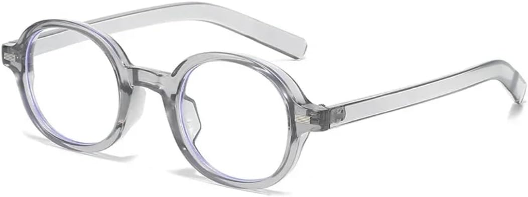 

Круглые солнцезащитные очки для женщин, модные, с прозрачными голубыми и розовыми градиентными линзами, защита от УФ-излучения UV400, для мужчин, в стиле ретро-панк, с заклепками SZVVBKK, Gray Clear