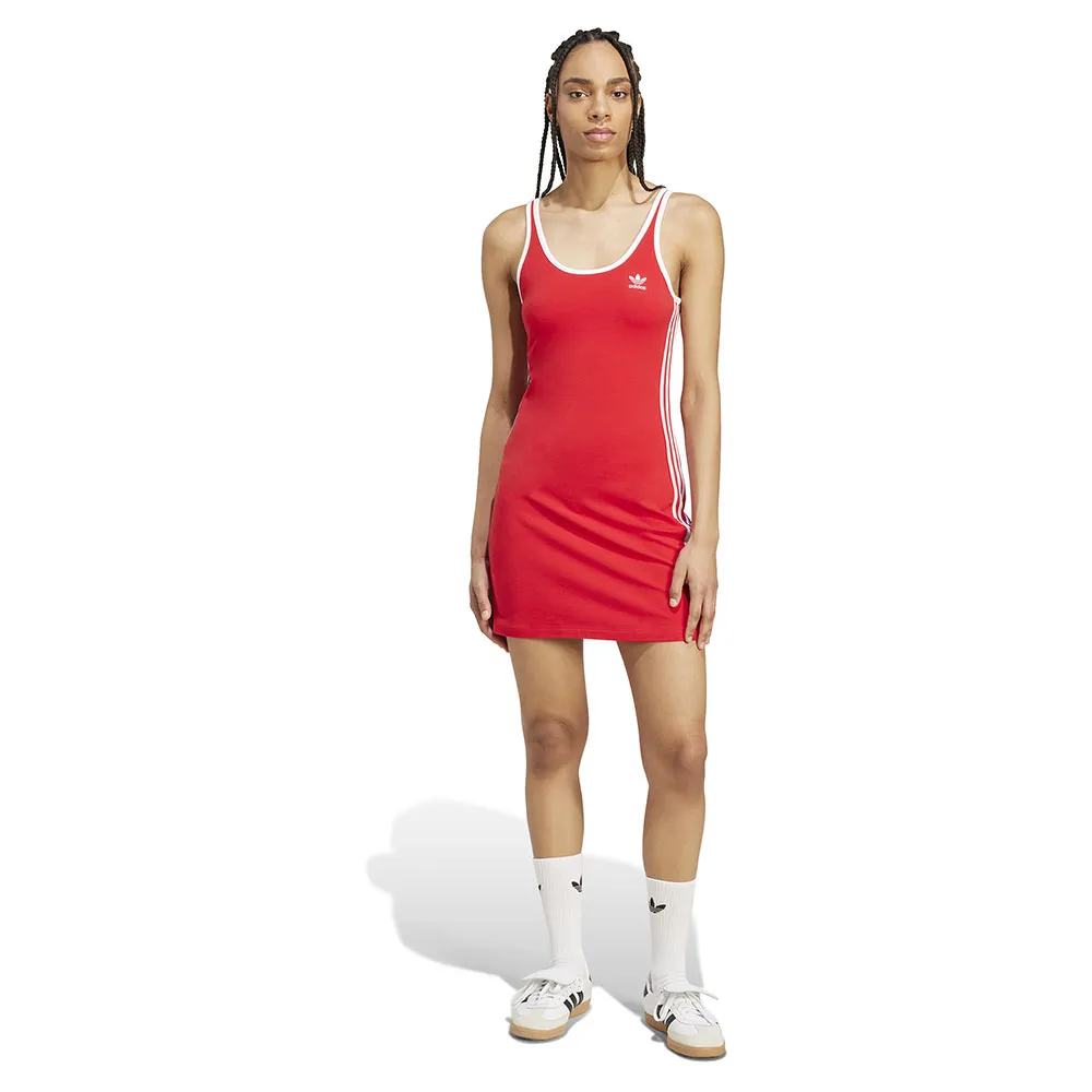 

Платье adidas Originals Adicolor 3 Stripes Tank Mini, красный
